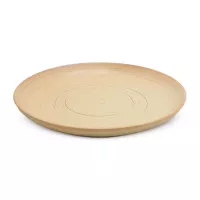 Plato de Ceramica Redondo Coupe de 25.5 Centimetros de Color Bronce RUSTIC 22462-BZ 2