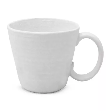 Taza de Ceramica Blanca de 400 Mililitros RUSTIC 20582