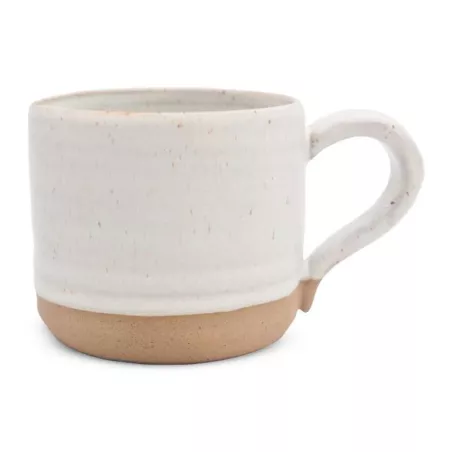 Taza de Ceramica Blanca de 400 Mililitros RUSTIC 20712-W