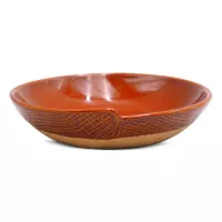 Plato de Sopa de Ceramica de 20 Centimetros de Color Cobre RUSTIC 2075-C