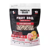 Pellets para BBQ de Madera a Sabor a Frutas de 1 Libra TROPICAL SPARK 0798190195292