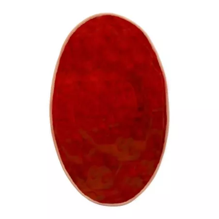 Plato de Ceramica Ovalado de 34.5 x 21 Centimetros de Color Cobre RUSTIC 20727-C