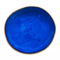 Bowl de Ceramica Redondo de 18 x 6.5 Centimetros de Color Azul RUSTIC 20732-B 2