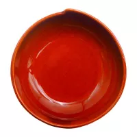 Plato de Sopa de Ceramica de 20 Centimetros de Color Cobre RUSTIC 2075-C 2