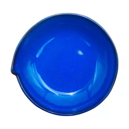 Plato de Sopa de Ceramica de 20 Centimetros de Color Azul RUSTIC 20759-B