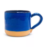 Taza de Ceramica Azul de 400 Mililitros RUSTIC 20712-B