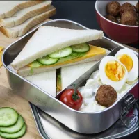 Contenedor Rectangular de Acero Inoxidable de 1400 Mililitros LURCH 00240882 2