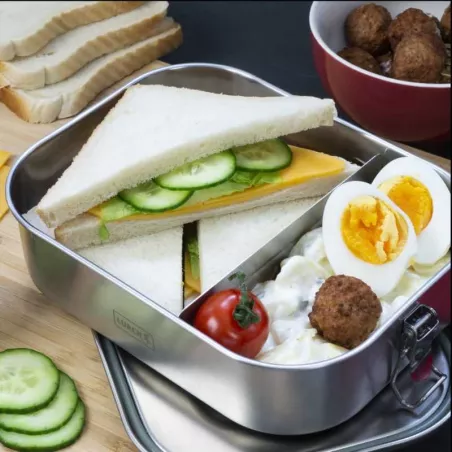 Contenedor Rectangular de Acero Inoxidable de 1400 Mililitros LURCH 00240882