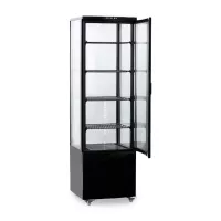 Vitrina Refrigerada de 5 Niveles de 56 x 52 x 171 Centimetros de Color Negro QUANTUM PRO VRD-235