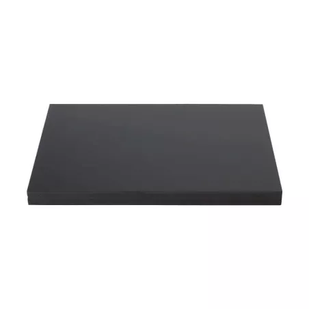 Base de Ceramica Rectangular de 32.5 x 26.5 x 1.5 Centimetros de Colo Negro MASTER CHEF RE-325BL