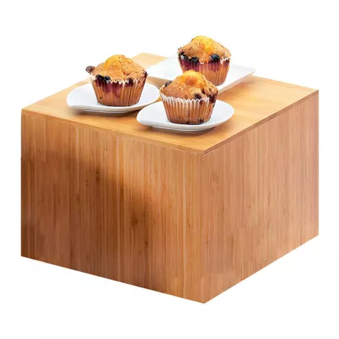 Base Exhibidora Cuadrada de 30 x 30 x 23 Centimetros MASTER CHEF 6099-3