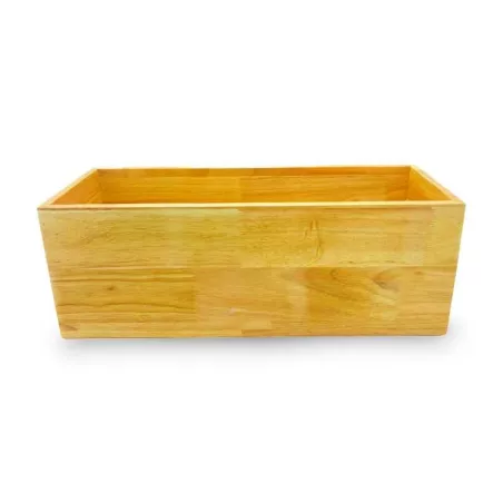 Base Exhibidora de Madera Rectangular de 50 x 18 x 18 Centimetros MASTER CHEF 6100-2