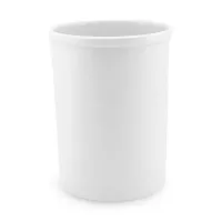 Contenedor de Melamina Redondo de 2000 Mililitros de 13 x 17 Centimetros de Color Blanco MASTER CHEF 1387-20