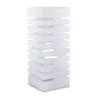 Base Exhibidora de Acrilico de 18 x 18 x 45 Centimetros de Color Blanco MASTER CHEF 1035W-3