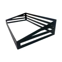 Base de Rejilla Inclinada de 50 x 29 x 10 Centimetros de Color Negro MASTER CHEF 6002-1
