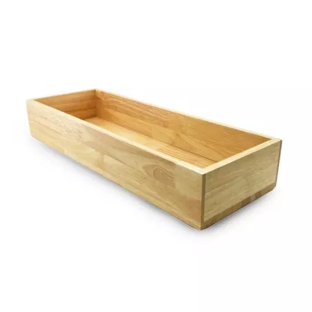 Base Exhibidora de Madera Rectangular de 50 x 18 x 8 Centimetros MASTER CHEF 6100-1