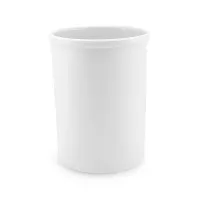 Contenedor de Melamina Redondo de 400 Mililitros de 8.5 x 10.5 Centimetros de Color Blanco MASTER CHEF 1384-04