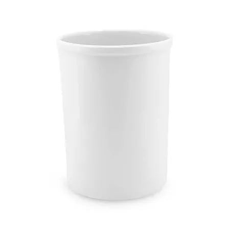 Contenedor de Melamina Redondo de 400 Mililitros de 8.5 x 10.5 Centimetros de Color Blanco MASTER CHEF 1384-04