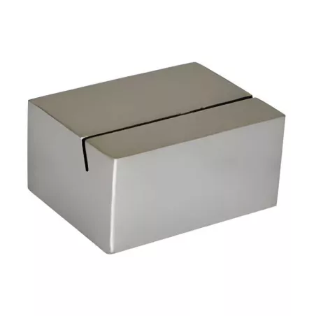 Porta Numero de Acero Inoxidable de 4 x 3 x 2 Centimetros MASTER CHEF 5017