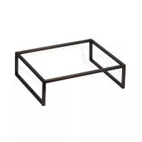 Base de Metal Rectangular de Tubo Cuadrado de 35.5 x 26.5 x 10 Centimetros MASTER CHEF 1386-B100