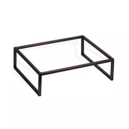 Base de Metal Rectangular de Tubo Cuadrado de 35.5 x 26.5 x 10 Centimetros MASTER CHEF 1386-B100