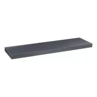 Base de Ceramica Rectangular de 53 x 16.5 x 1.5 Centimetros de Color Negro MASTER CHEF RE-530BL
