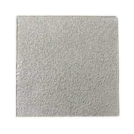 Base Exhibidora de Vidrio Fusion Cuadrada de Color Verde de 40 Centimetros MASTER CHEF VC-40CL