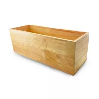 Base Exhibidora de Madera Rectangular de 50 x 18 x 18 Centimetros MASTER CHEF 6100-2 2