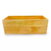 Base Exhibidora de Madera Rectangular de 50 x 18 x 28 Centimetros MASTER CHEF 6100-3