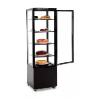 Vitrina Refrigerada de 5 Niveles de 56 x 52 x 171 Centimetros de Color Negro QUANTUM PRO VRD-235 2