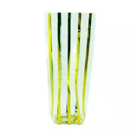 Bolsa de Golosinas de Celofan de 12 x 26 Centimetros de Color Dorado, Paquete de 100 Unidades MASTER CHEF 0761033