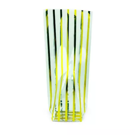 Bolsa de Golosinas de Celofan de 21 x 35 Centimetros de Color Dorado, Paquete de 100 Unidades MASTER CHEF 0761035