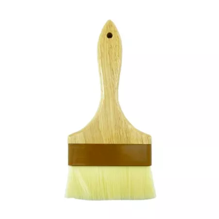 Brocha con Cerda de Nylon y Puno de Madera de 4 Pulgadas MASTER CHEF 0761040