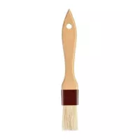 Brocha de Cerda Natural con Puno de Madera de 1 Pulgada MASTER CHEF 0761041