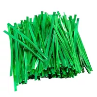 Cierre Metalicos para Bolsas de 10 Centimetros de Color Verde, Paquete de 1000 Unidades MASTER CHEF 0761061