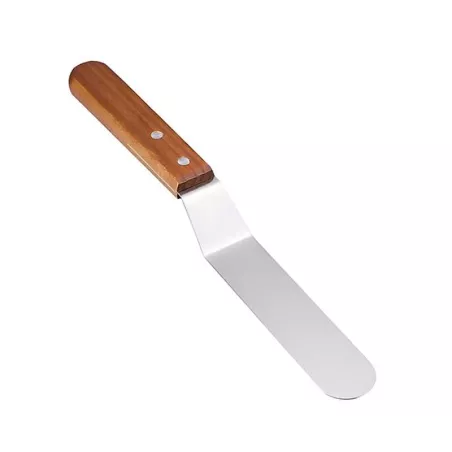 Espatula Curva con Mango de Madera de 6 Pulgadas MASTER CHEF 0761077