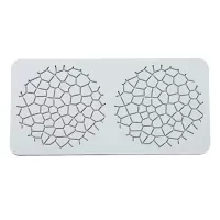 Molde de Silicon de Textura con 2 Cavidades MASTER CHEF 0761127