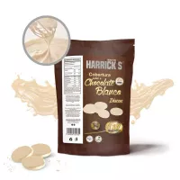Cobertura de Chocolate Blanco 110 en Forma de DIscos de 1000 Gramos HARRICK´S 02140203281