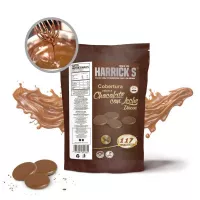 Cobertura de Chocolate Cafe 117 en Forma de Disco de 1000 Gramos HARRICK´S 02140203283