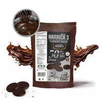 Cobertura de ChocolateOscuro 121 en Forma de Disco de 1000 Gramos HARRICK´S 02140203284