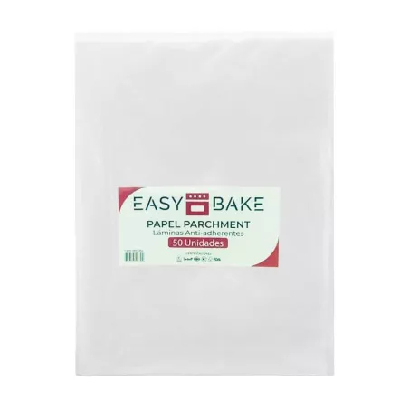 Papel Parchment de 42 x 62 Centimetros de Color Blanco, Paquete de 50 Unidades SIN ASIGNAR 9894253