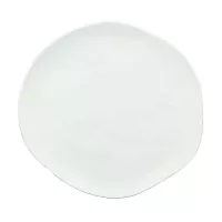 Plato de Ceramica Ovalado Coupe de 22 x 20 x 1 Centimetros BELLARTE LDK-G304