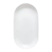 Plato de Ceramica Ovalado Coupe de 29 x 17 x 3.5 Centimetros BELLARTE LDK-G349