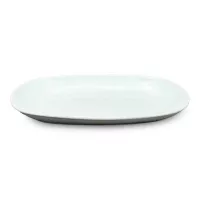 Plato de Ceramica Ovalado Coupe de 29 x 17 x 3.5 Centimetros BELLARTE LDK-G349 2
