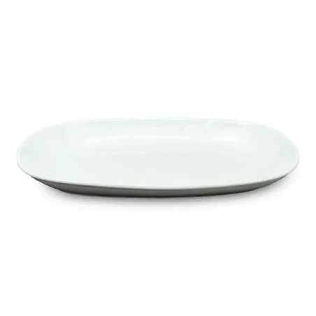 Plato de Ceramica Ovalado Coupe de 29 x 17 x 3.5 Centimetros BELLARTE LDK-G349