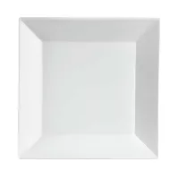 Plato de Ceramica Cuadrado de Borde Ancho de 18 x 2 Centimetros BELLARTE LDK-G406