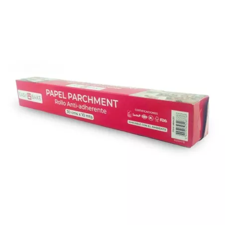 Papel Parchment de 30 x 10 Centimetros de Color Blanco EASY BAKE 9894251
