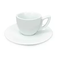 Taza con Plato de Ceramica, Set de 2 Piezas BELLARTE LDK-G595
