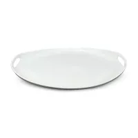 Plato de Ceramica Ovalado Coupe de 45.5 x 30 x 3 Centimetros BELLARTE LDK-G608