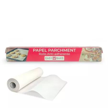 Papel Parchment de 30 x 10 Centimetros de Color Blanco EASY BAKE 9894251